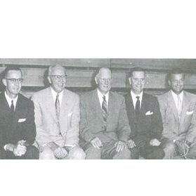 Charles R. Horsburgh '38, Thomas P. Horsburgh 1914, Robert G. Horsburgh 1914,Donald F. Horsburgh '40 and Kenneth P. Horsburgh '43
